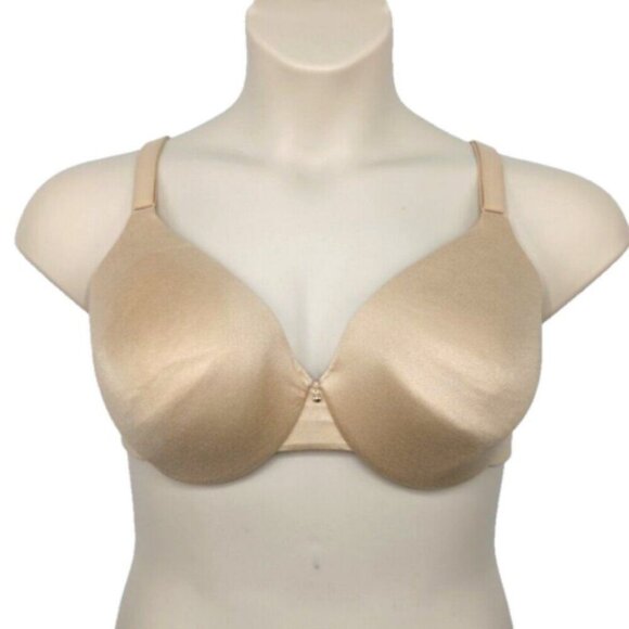Lane Bryant Cacique Bra Invisible Backsmoother Full Coverage Cafe Mocha 44D - Picture 2 of 10